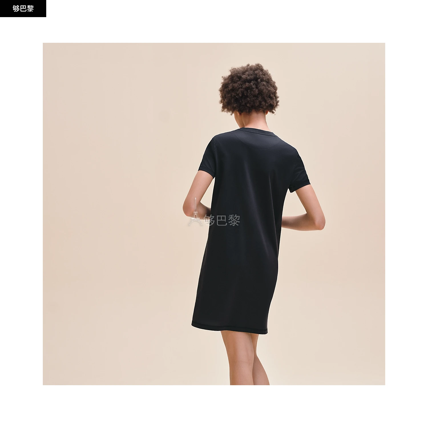 商品Hermes|【预售】 爱马仕 24秋冬 女士 连衣裙 Robe droite poche brodée H4H4515DA5H,价格¥6329,第4张图片详细描述