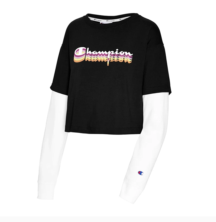 商品CHAMPION|Champion 女士黑色卫衣 W5749G-550781-001,价格¥191,第7张图片详细描述