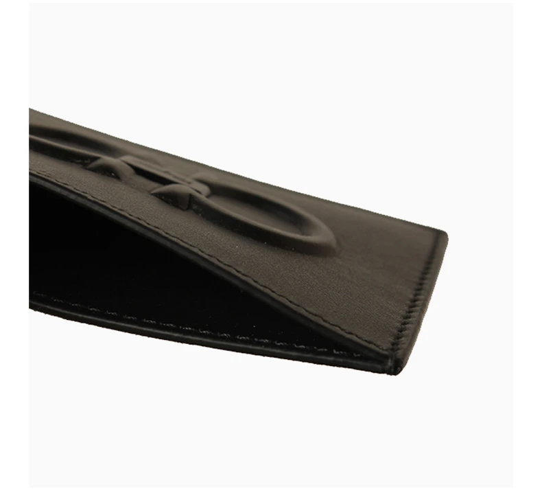 商品Salvatore Ferragamo|SALVATORE FERRAGAMO 男士黑色小牛皮卡片包 66-A244-694150,价��格¥969,第7张图片详细描述