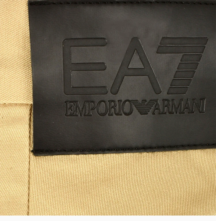 商品Emporio Armani|EMPORIO ARMANIi 安普里奥·阿玛尼 EA7纯色修身休闲长裤卡其色男士休闲裤 3GPP01-NQ1Z-1703,价格¥691,第9张图片详细描述