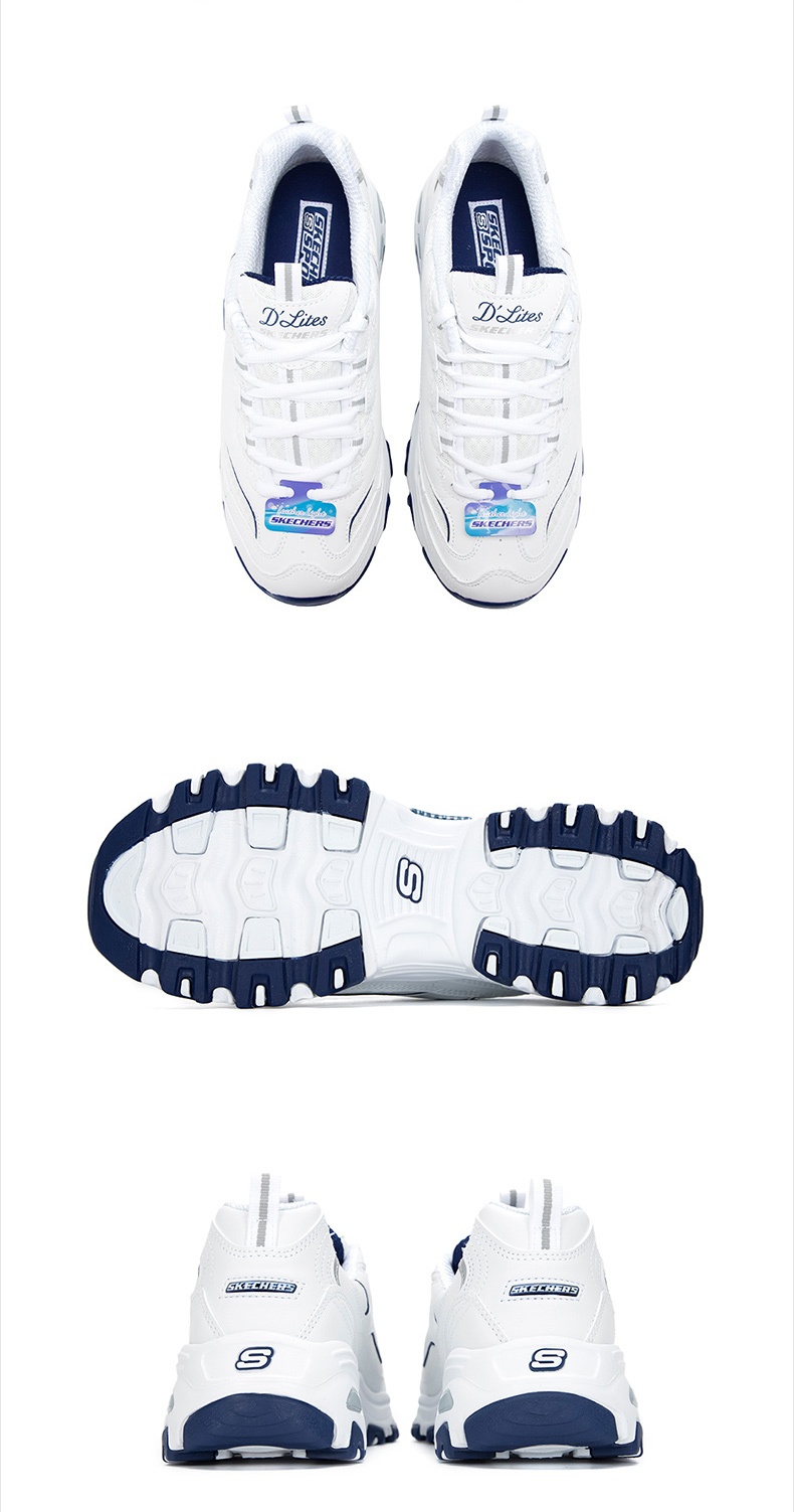 商品[国内直发] SKECHERS|斯凯奇2023新款女休闲鞋熊猫鞋经典款复古潮流轻质缓震青春轻薄透气,价格¥435,第5张图片详细描述