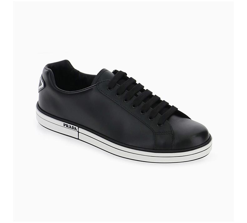 商品Prada|Prada 普拉达 男士黑色休闲板鞋 4E3314-6DT-F0002,价格¥3466,第7张图片详细描述