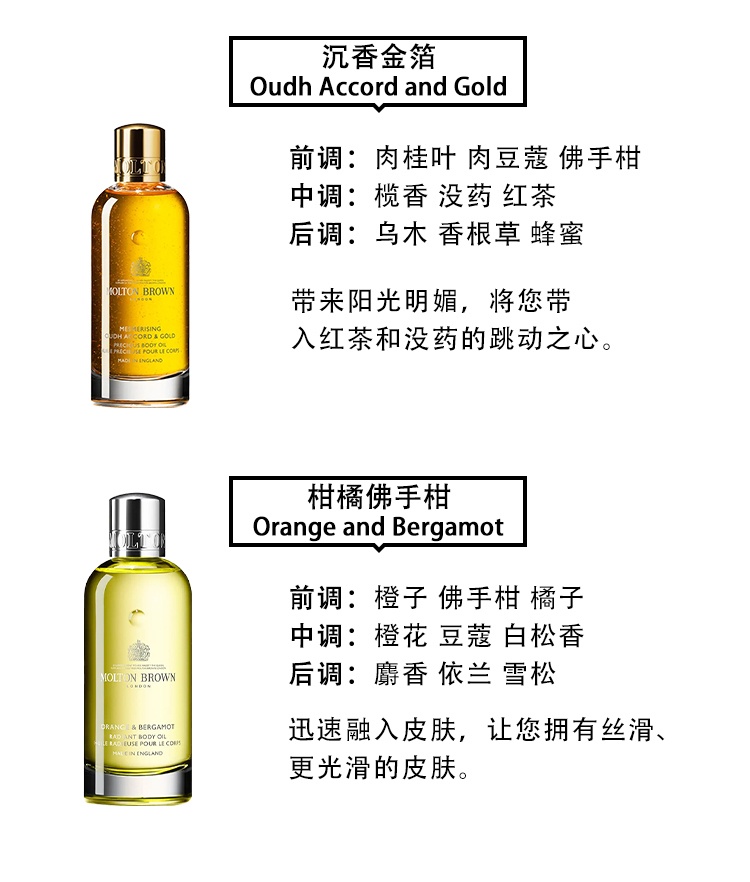 商品Molton Brown|molton brown摩顿布朗全系列身体护理油100ml,价格¥367,第7张图片详细描述