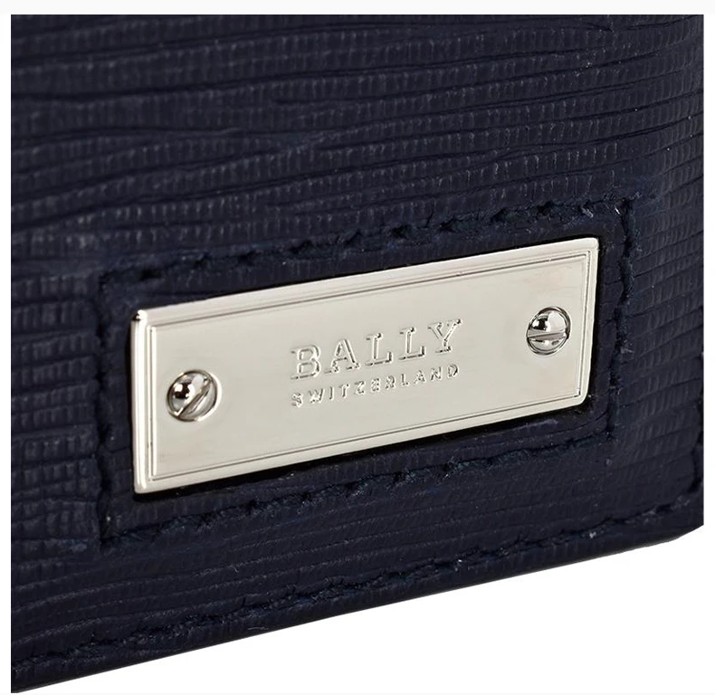 商品Bally|Bally 巴利 深蓝色男士钱包 6226409,价格¥822,第7张图片详细描述