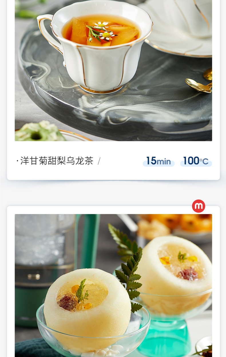 商品[国内直发] Morphy Richards|分体养生壶家用多功能煮茶器MR6085办公室小型600ML便携茶壶 1件装,价格¥319,第25张图片详细描述