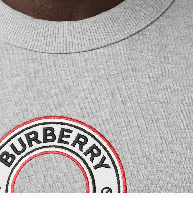 商品[国内直发] Burberry|BURBERRY 男士浅灰色棉长袖 8037044,价格¥3484,第7张图片详细描述