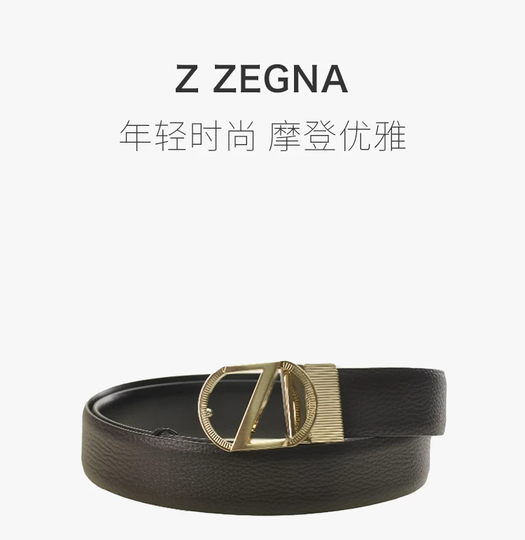 商品[国内直发] Zegna|ZEGNA 棕色男士腰带 BSTXVJ-980B-TDN,价格¥1570,第1张图片详细描述