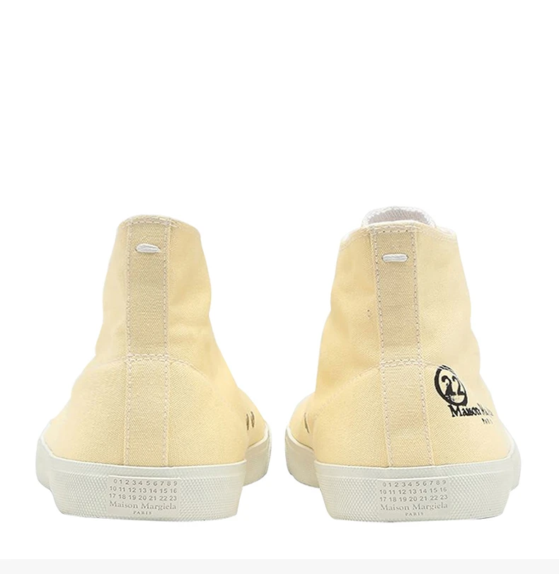 商品MAISON MARGIELA|MAISON MARGIELA 黄色女士帆布鞋 S57WS0253-P1875-T3027,价格¥1604,第6张图片详细描述