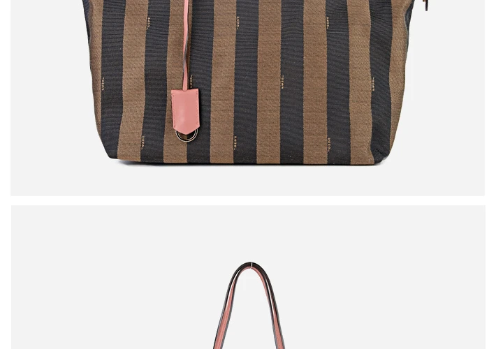 商品[国内直发] Fendi|Fendi 芬迪 棕色PVC女士手提包 8BH185-Q0Z-F0P0F,价格¥6323,第15�张图片详细描述