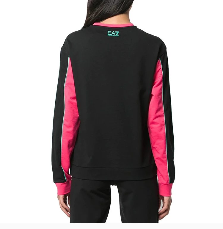 商品Emporio Armani|EMPORIO ARMANI 黑色女士卫衣/帽衫 3GTM57-J39Z-1200,价格¥567,第6张图片详细描述