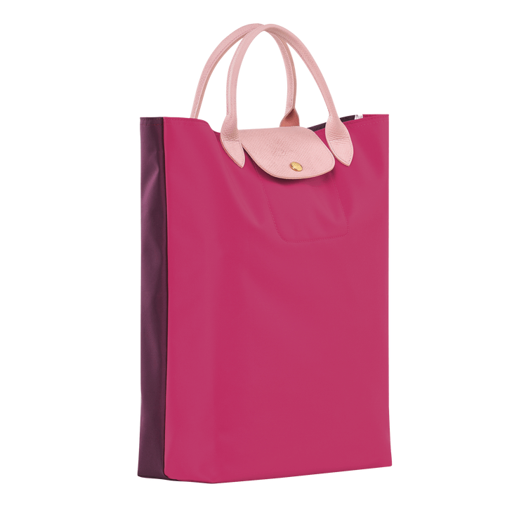 商品Longchamp|珑骧女士 Le Pliage Collection撞色按扣开合帆布手提托特包（香港仓发货）,价格¥739,第4张图片详细描述