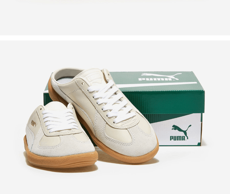 商品Puma|【Brilliant|包邮包税】彪马 Puma Army Trainer Mule  运动鞋 无带 半拖 Whisper White-Whisper White-Gum PKI38782402,价格¥501,第3张图片详细描述