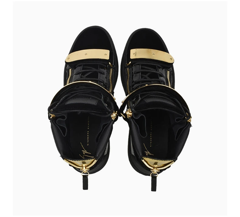 商品Giuseppe Zanotti|GIUSEPPE ZANOTTI 黑色男士运动鞋 RU70017-VERO-NERO,价格¥3460,第7张图片详细描述