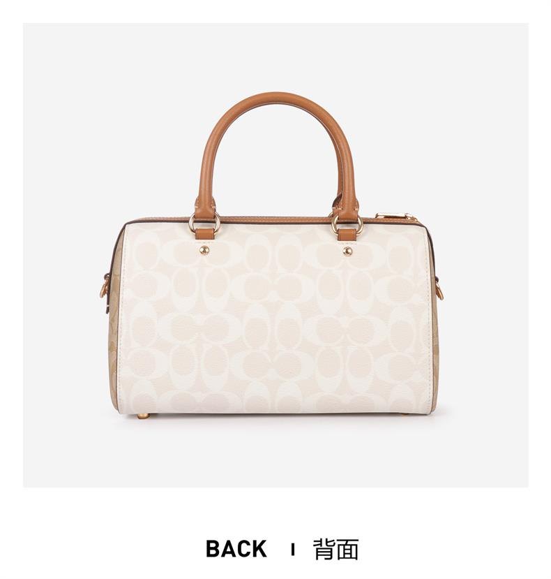 商品Coach|COACH 奥莱款中号女士PVC配皮单肩斜挎手提包 CA149IMRFI,价格¥1582,第6张图片详细描述