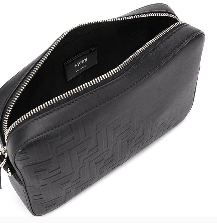 商品[国内直发] Fendi|FENDI 男士黑色FF 图案手拿包 7M0293-A9ZC-F0GXN,价格¥8890,第7张图片详细描述