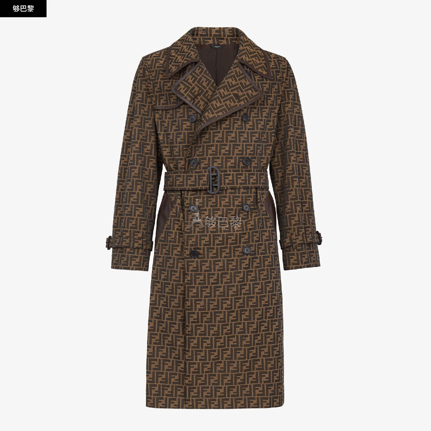 商品Fendi|【预售】 芬迪 25春夏 男士 风衣 Trench Coat FF0671AL5WF1440 ,价格¥39325,第2张图片详细描述