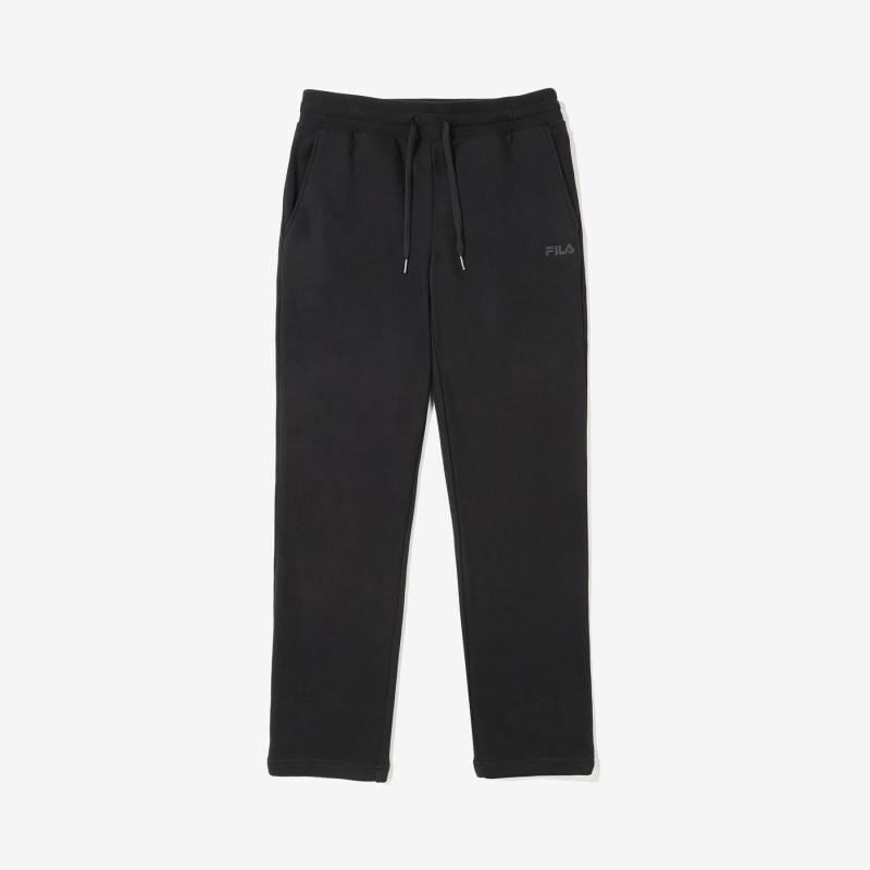 商品Fila|【享贝家】FILA男款Linear Logo 长裤休闲运动裤FS2FPE1102X-BLK（特价活动款）,价格¥216,第3张图片详细描述