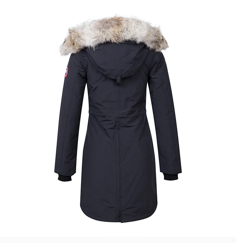 商品[国内直发] Canada Goose|Canada Goose 加拿大鹅 女士郊狼毛领深蓝色羽绒服 2580L-NAVY,价格¥7011,第5张图片详细描述