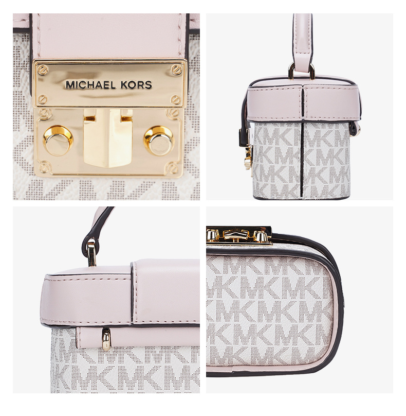 商品Michael Kors|Michael Kors 奥莱款女士单肩斜挎手提包35H1GXOC0B-PWD-BLSH-MLT,价格¥1135,第8张图片详细描述