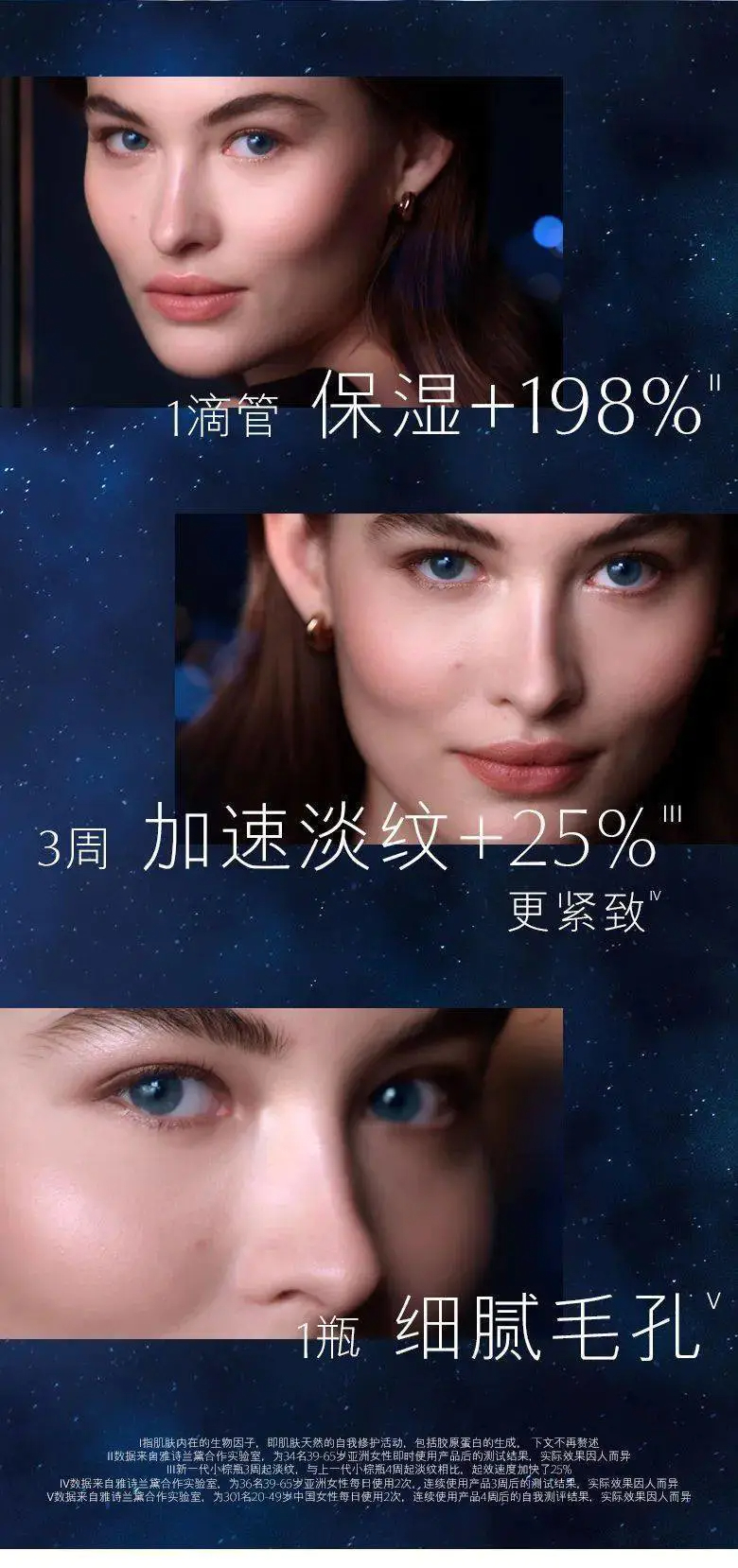 商品Estée Lauder|雅诗兰黛小棕瓶组合第七代特润修护�精华100ml第五代抗蓝光眼霜15ml【香港直邮】Advanced Night Repair Synchronized Multi-Recovery Complex ,价格¥366,第4张图片详细描述