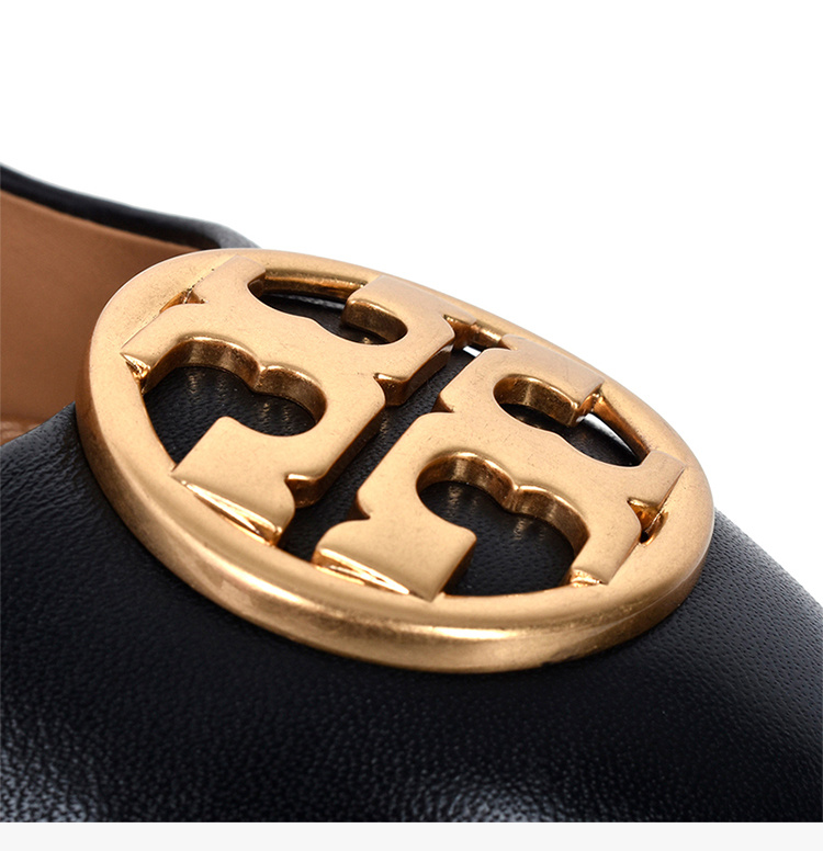 商品Tory Burch|Tory Burch 汤丽柏琦 女士黑色坡跟鞋 45899-006,价格¥1731,第15张图片详细描述