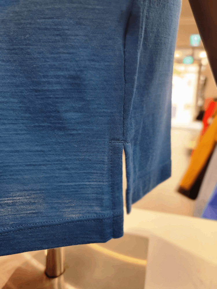 商品The North Face|【Brilliant|包邮包税】北面户外 女士 MERINO 毛 短袖 T恤 NT7UM33A BLU,价格¥291,第6张图片详细描述