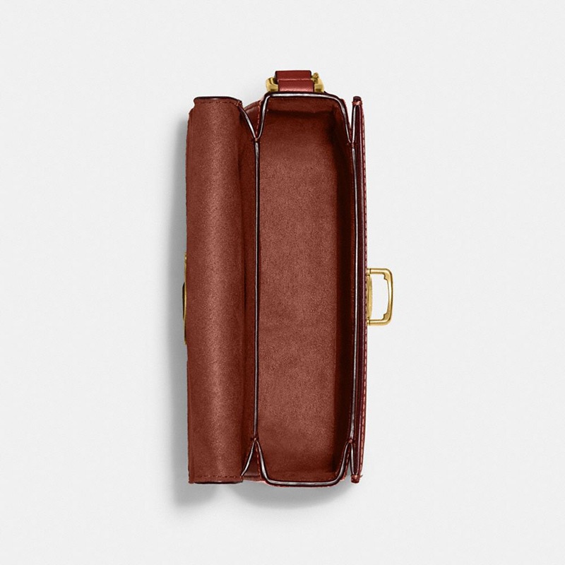 商品Coach|蔻驰女士搭扣开合翻盖单肩斜挎包小号（香港仓发货）,价格¥2213,第6张图片详细描述