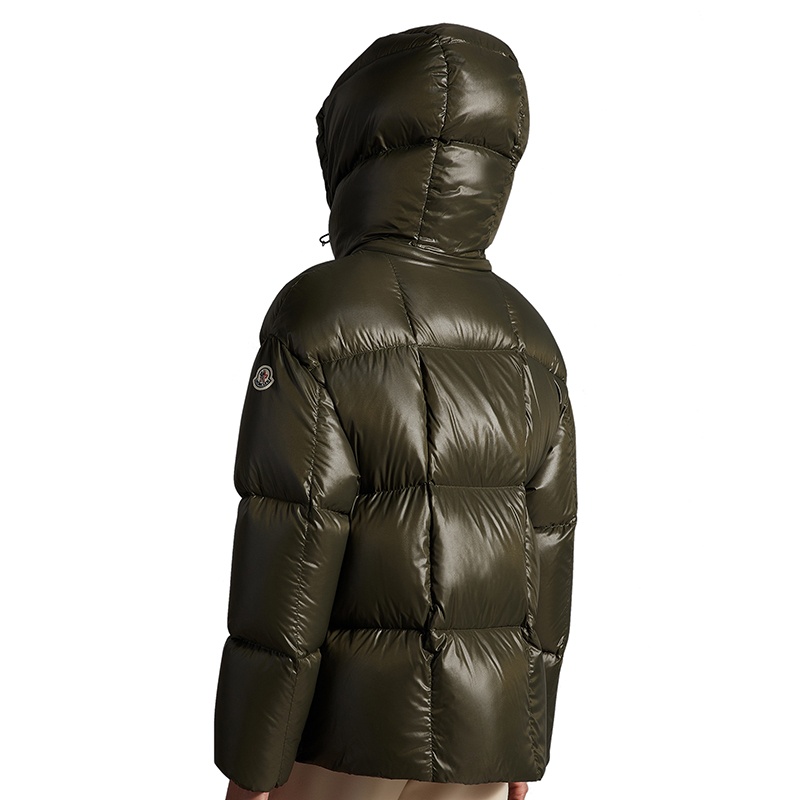 商品Moncler|Moncler/蒙克莱 22年秋冬新款 Parana系列 女士绿色短款衬垫羽绒服夹克 H20931A0006568950838,价格¥11428,第2张图片详细描述