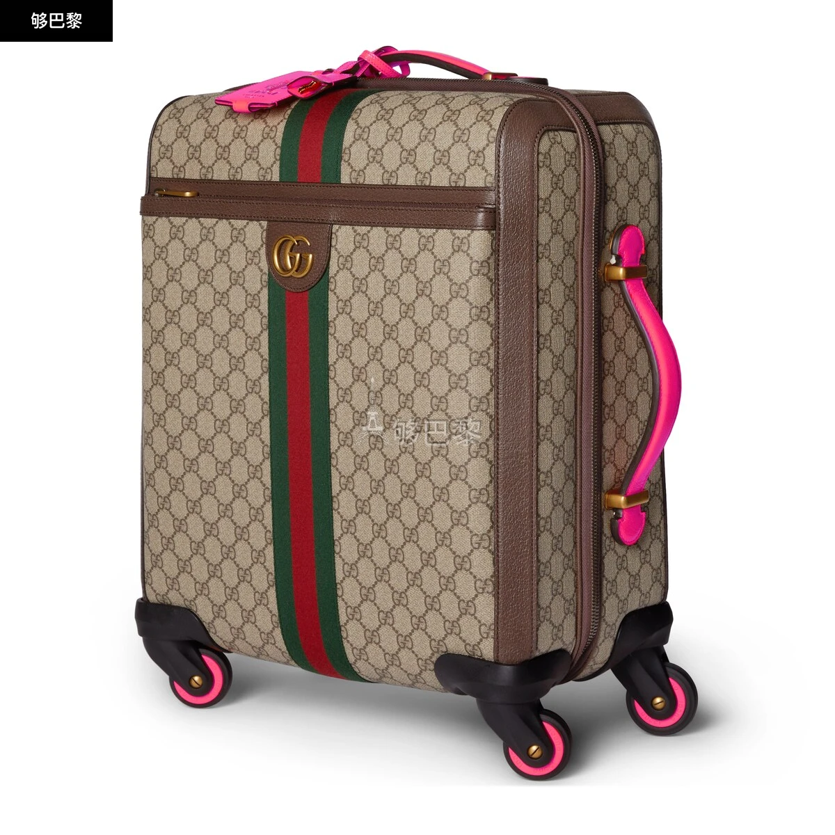 商品Gucci|【预售】 古驰 25春夏 女士 旅行箱 GUCCI SAVOY系列小号登机行李箱 786159 FADEK 9767 ,价格¥23228,第6张图片详细描述