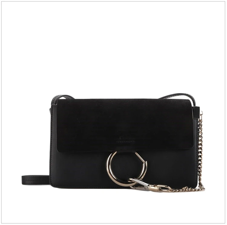 商品[国内直发] Chloé|Chloe' 蔻依 女士黑色小牛皮单肩包 C15US127-H2O-001,价格¥5896,第4张图片详细描述