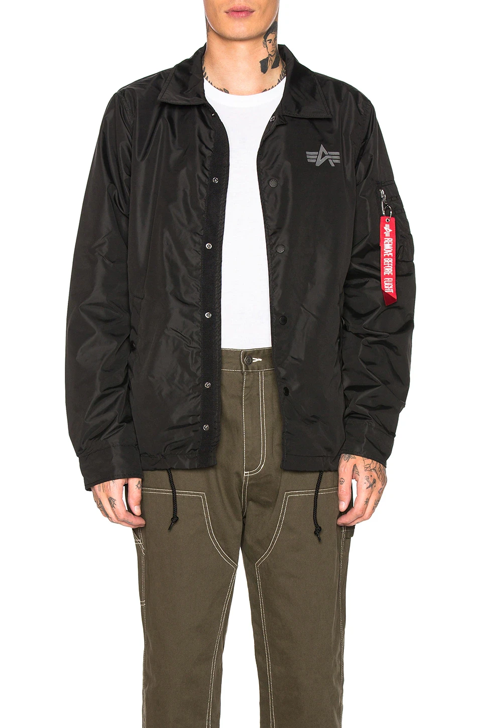 商品[国内直发] Alpha Industries|ALPHA INDUSTRIES 黑色男士夹克 MJL49000C1-001,价格¥271,第1张图片详细描述