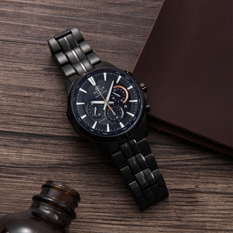 商品[国内直发] Casio|卡西欧手表简洁经典设计风格  人造蓝宝石玻璃镜面 100米防水 太阳能动力 计时功能 ,价格¥2051,第1张图片详细描述