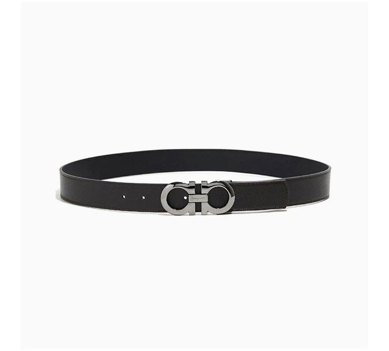 商品[国内直发] Salvatore Ferragamo|SALVATORE FERRAGAMO 黑色男士腰带 67-5542-689112,价格¥3639,第5张图片详细描述
