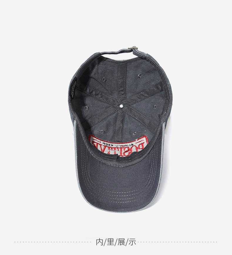 商品[国内直发] GLENVINTEN|格岚云顿英国品牌成人棒球帽跨境帽子男春秋季刺绣水洗做旧美式复古鸭舌帽潮牌防晒遮阳,价格¥78,第13张图片详细描述