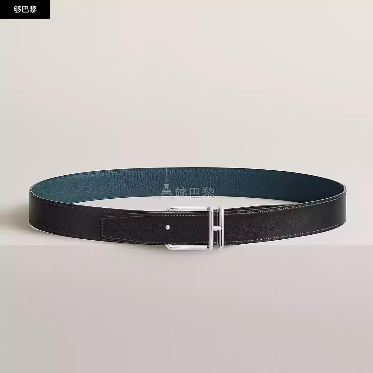 商品Hermes|【预售】 爱马仕 25春夏 男士 腰带 Boucle de ceinture réversible Volte-face & Cuir de ceinture réversible 32 mm H011779UK05 | H073967CAAD ,价格¥8503,第6张图片详细描述