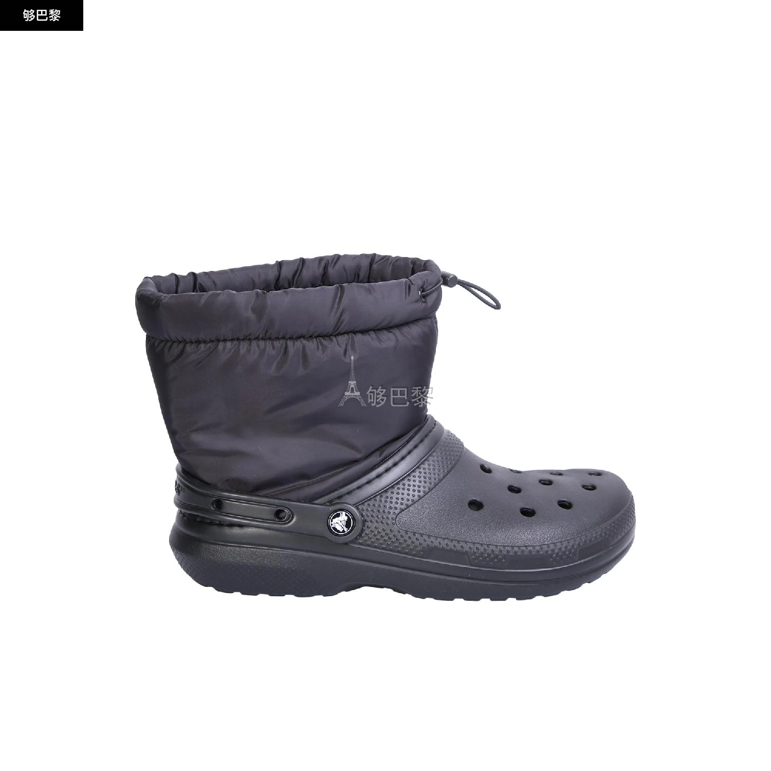 商品Crocs|【预售】 2022秋冬 女士 短靴 靴子 1824384 CR206630BLACK ,价格¥1849,第3张图片详细描述