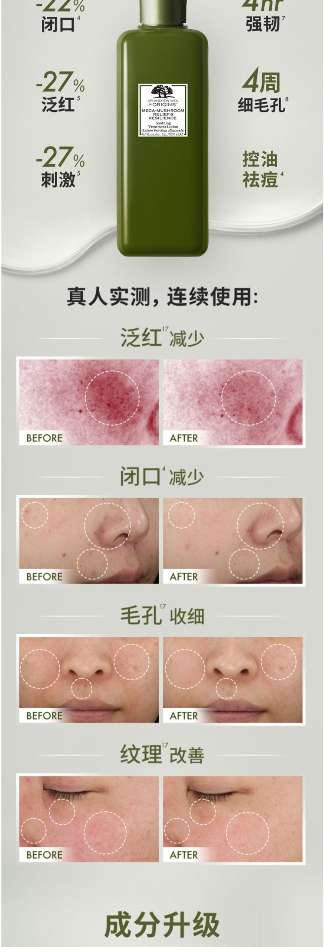 商品Origins|ORIGINS悦木之源 韦博士灵芝焕能精华爽肤水200ml 菌菇水 ,价格¥135,第2张图片详细描述