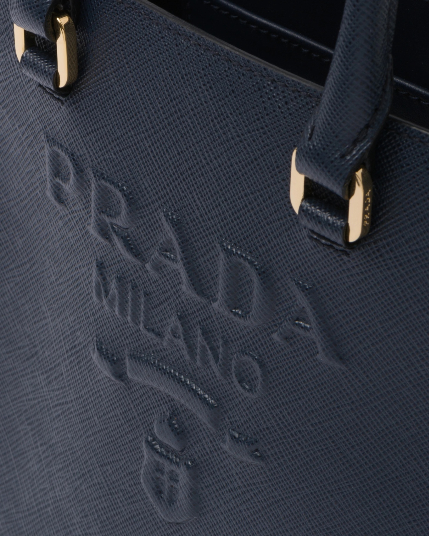 商品Prada|PRADA/普拉达 22新款 女士小号波罗的海蓝saffiano皮革珐琅徽标拆卸织物肩带单肩手提斜挎包1BA333_NZV_F0216_V_N2A,价格¥15269,第2张图片详细描述