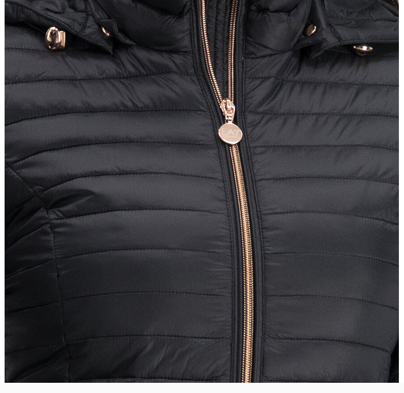 商品Emporio Armani|EMPORIO ARMANI 女士黑色聚酯胺棉服 6GTK01-TN01Z-1200,价格¥1568,第9张图片详细描述
