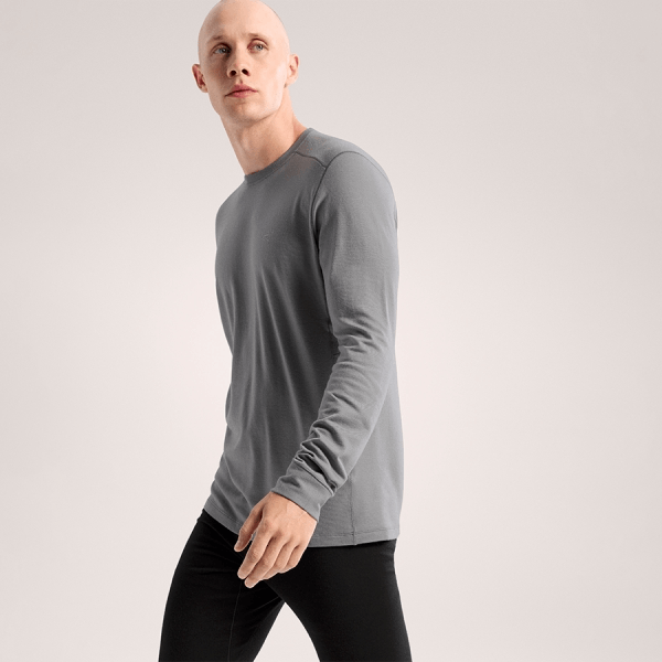 商品Arc'teryx|【Brilliant|包邮包税】RHO MERINO WOOL CREW NECK M [FW24] 低美利奴羊毛圆领 LS 男装 ATOFMX7480,价格¥1070,第6张图片详细描述