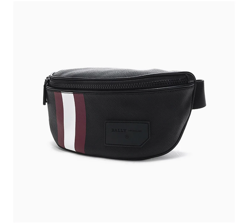 商品Bally|BALLY 巴利 男士黑色腰包 6230621,价格¥2278,第3张图片详细描述