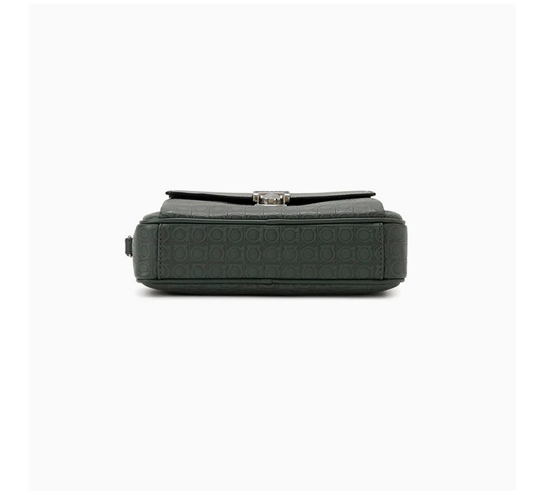 商品Salvatore Ferragamo|SALVATORE FERRAGAMO 绿色女士手拿包 24-9694-608811,价格¥3623,第6张图片详细描述