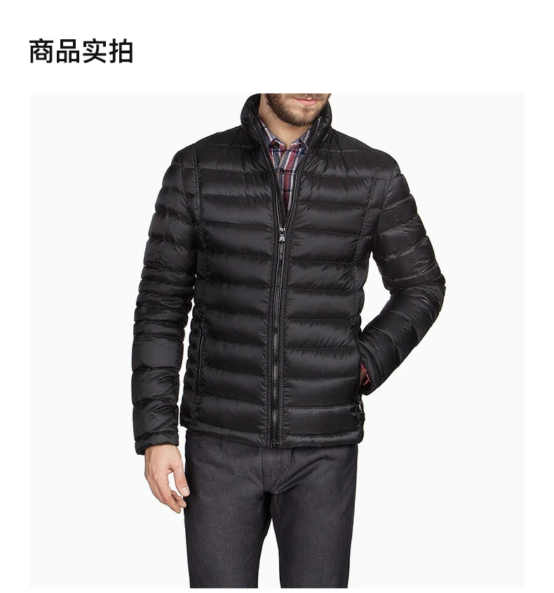 商品Hugo Boss|HUGO BOSS 男士黑色棉服 DAMPAN2-50270924-001,价格¥1558,第4张图片详细描述