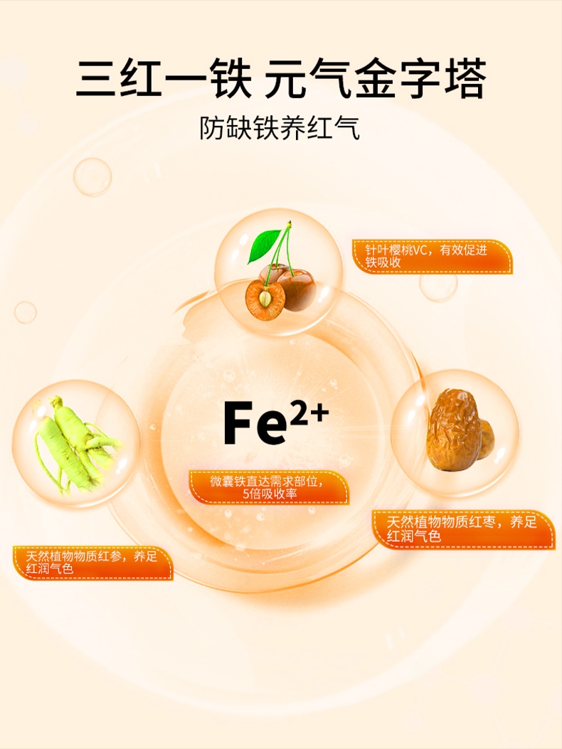 商品[国内直发] Biowell|【焕活气色】高丽参活气色富铁口服液 30ml*10瓶(红参、针叶樱桃和红枣精华/改善疲劳/补体力),价格¥696,第2张图片详细描述