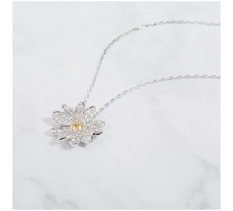 商品[国内直发] Swarovski|Swarovski 施华洛世奇 EternalFlower系列小雏菊锁骨链 5512662,价格¥467,第4张图片详细描述