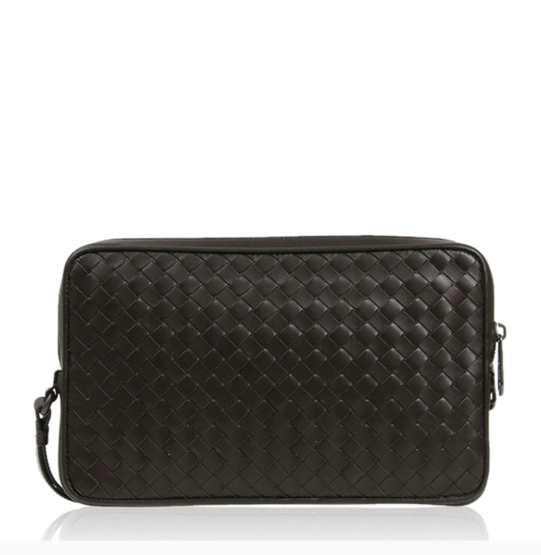 商品[国内直发] Bottega Veneta|BOTTEGA VENETA 深咖色男士手拿包 344776-V4651-2040,价格¥11926,第5张图片详细描述