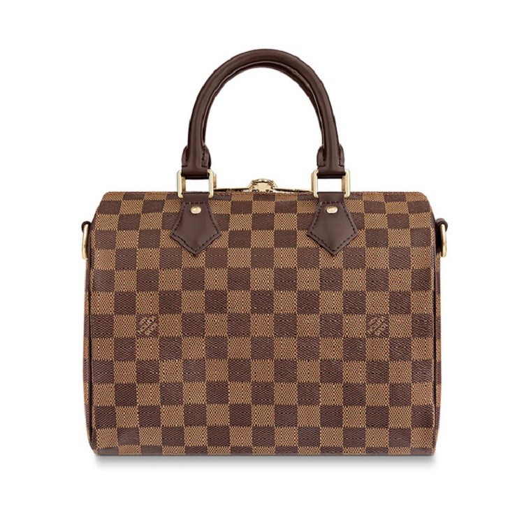 商品Louis Vuitton|Louis Vuitton 路易威登 女士 SPEEDY 25棋盘格单肩波士顿枕头包N41368 送礼好物,价格¥15189,第4张图片详细描述