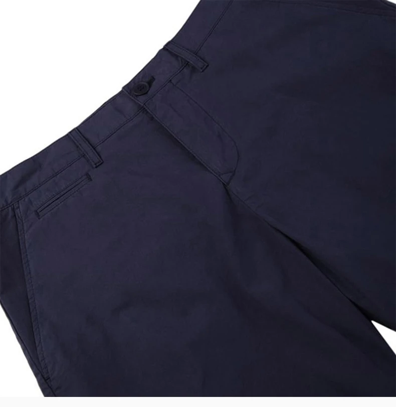 商品Burberry|Burberry 博柏利 男士纯色蓝色直筒休闲短裤 4011808,价格¥1164,第7张图片详细描述