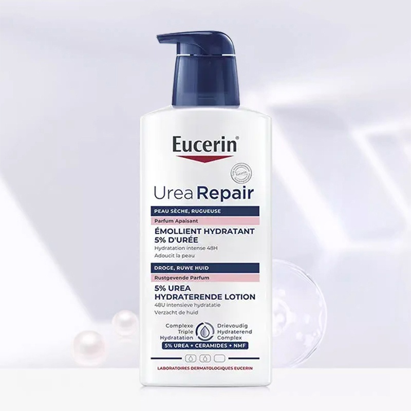 商品Eucerin|优色林 5%尿素干皮保湿润肤身体乳液 250-400ml 抗干燥滋润修复,价格¥180,第2张图片详细描述