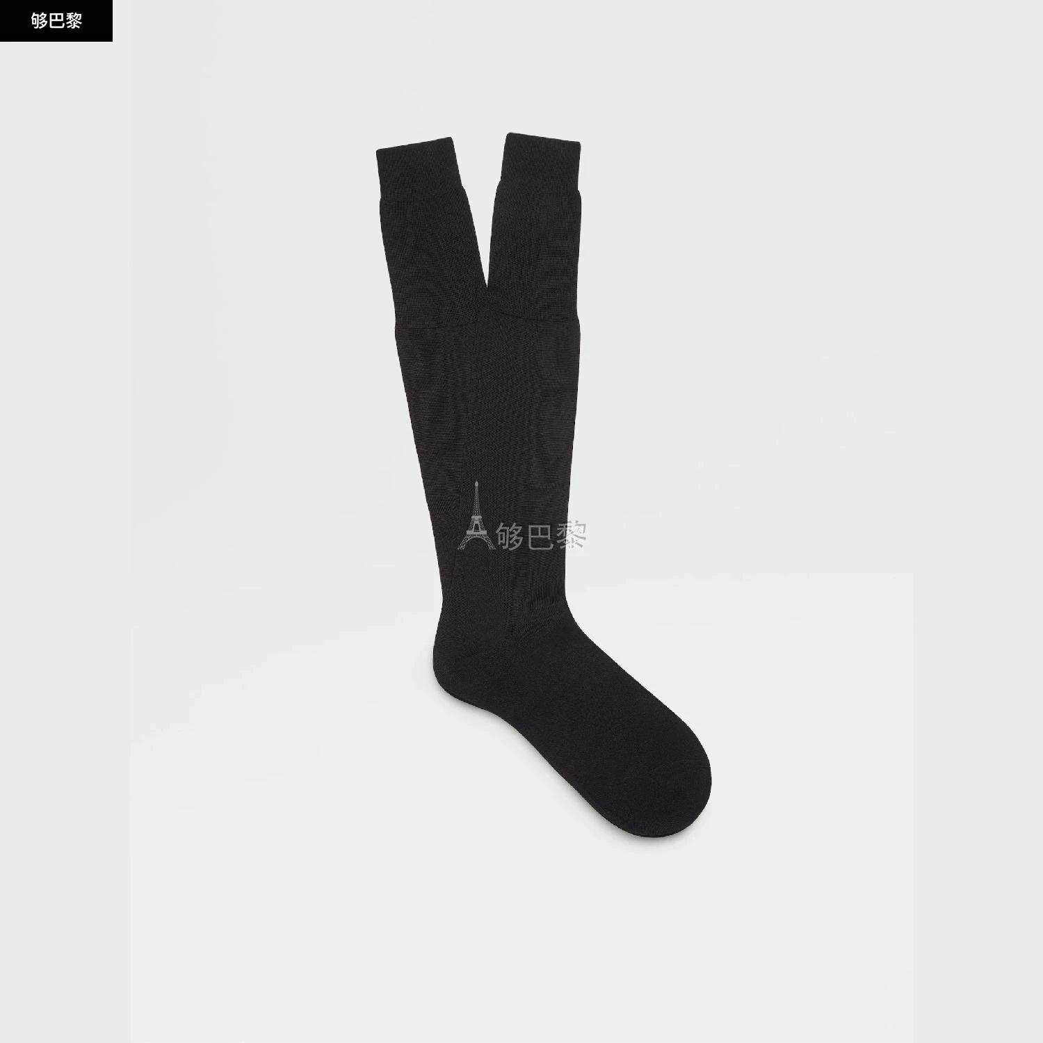 商品Zegna|包邮包税【预售7天发货】 ZEGNA杰尼亚 23秋冬 男士 袜子 Navy Blue Cotton Socks N4V10-011-402,价格¥512,第4张图片详细描述